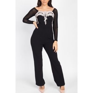 Lace Embroidered Jumpsuit